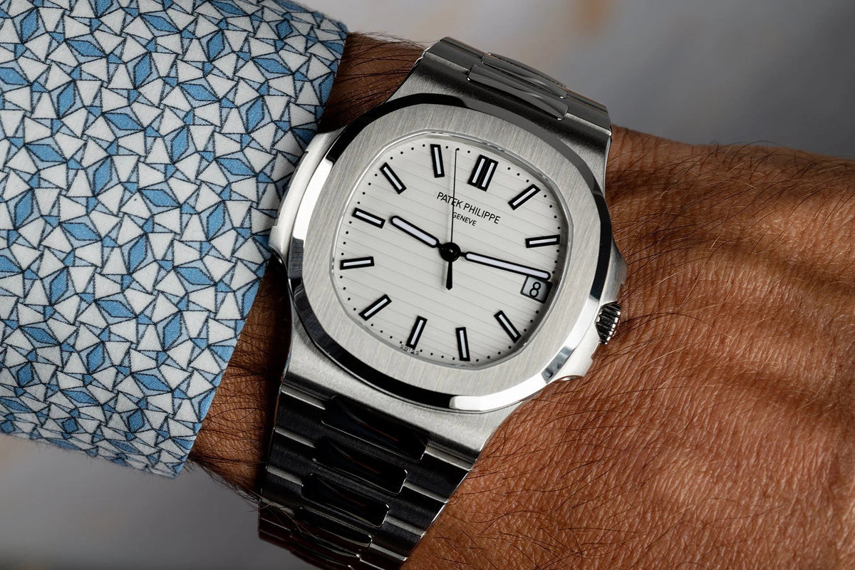 patek philippe watch nautilus white