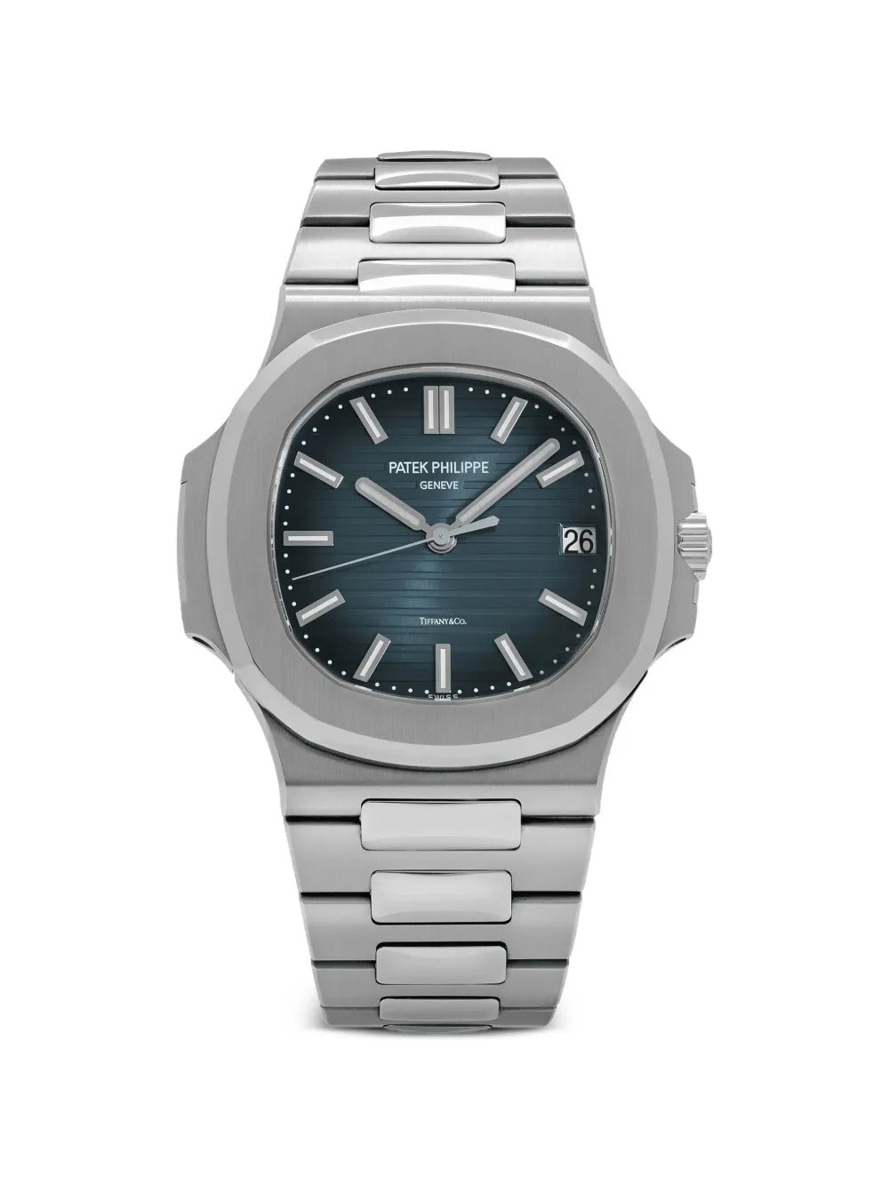 Patek Philippe Silver Blue Dial