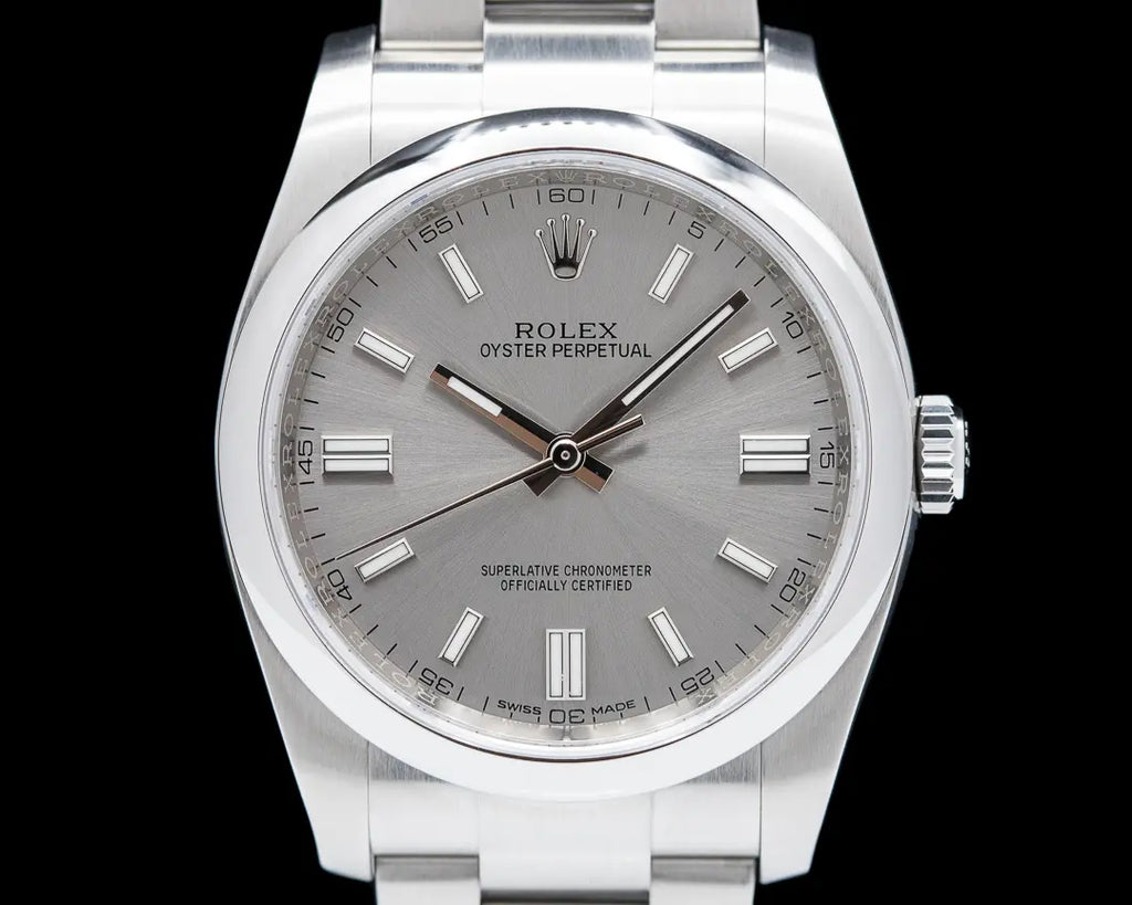 Rolex Oyster Perpetual Métal Gris Quartz