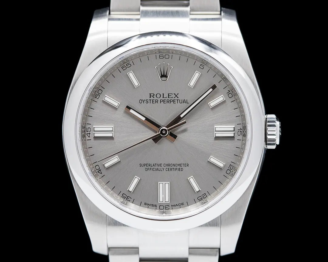 Rolex Oyster Perpetual Métal Gris Quartz