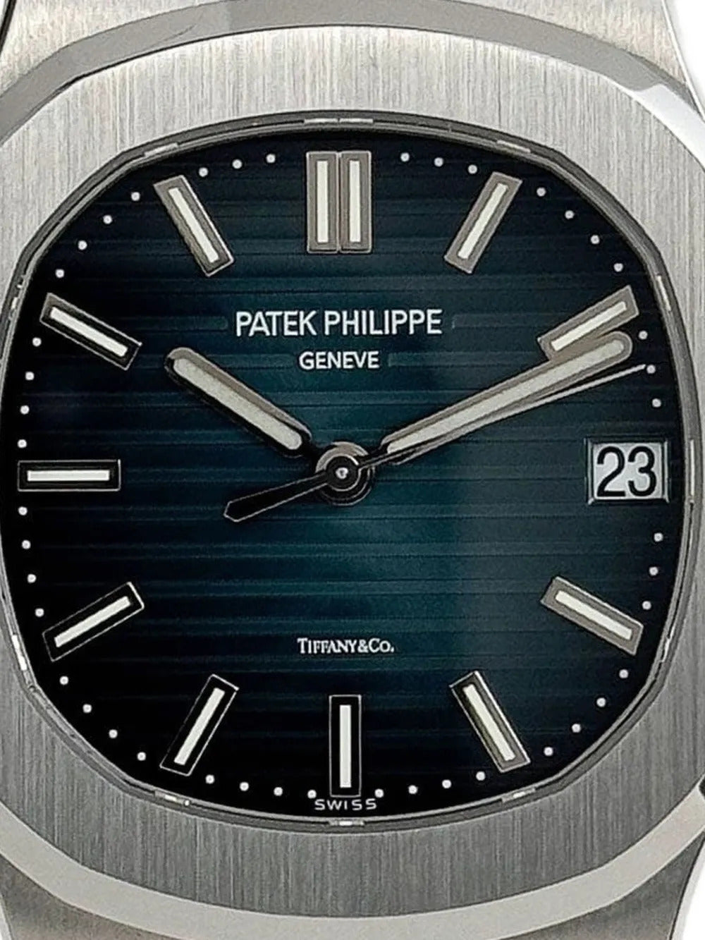 Patek Philippe Silver Blue Dial