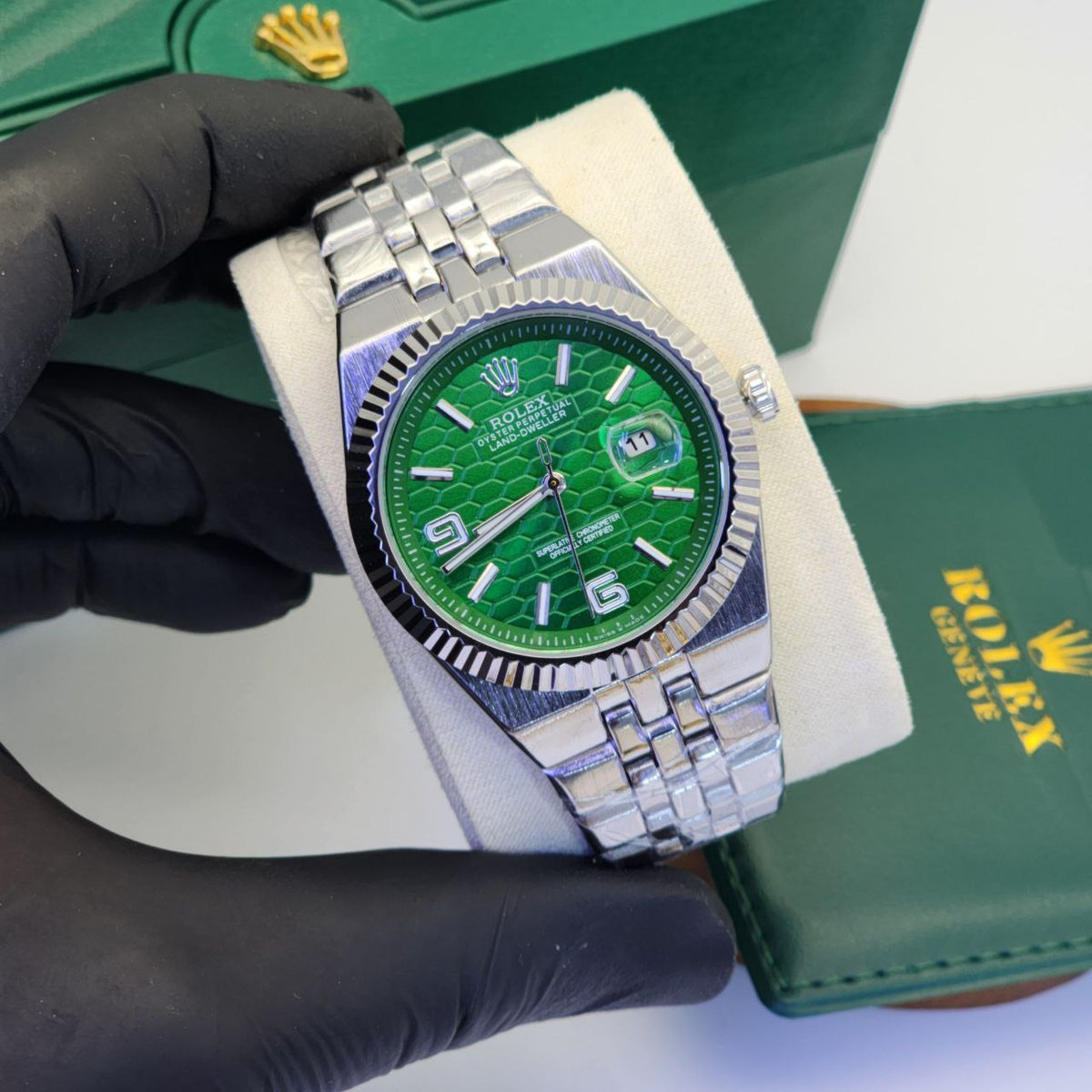 rolex land dweller vert