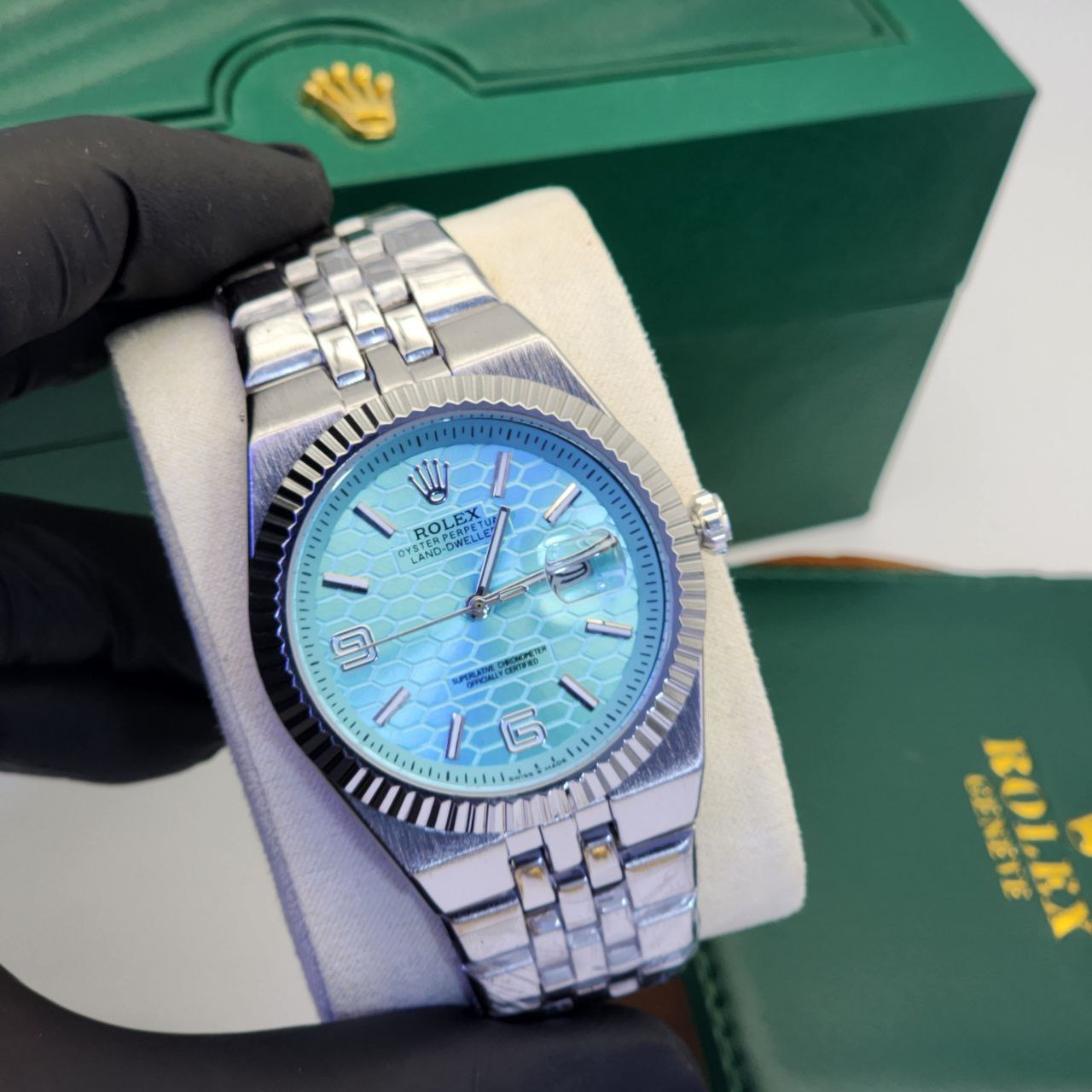 Rolex Land-Dweller Bleu Glacier