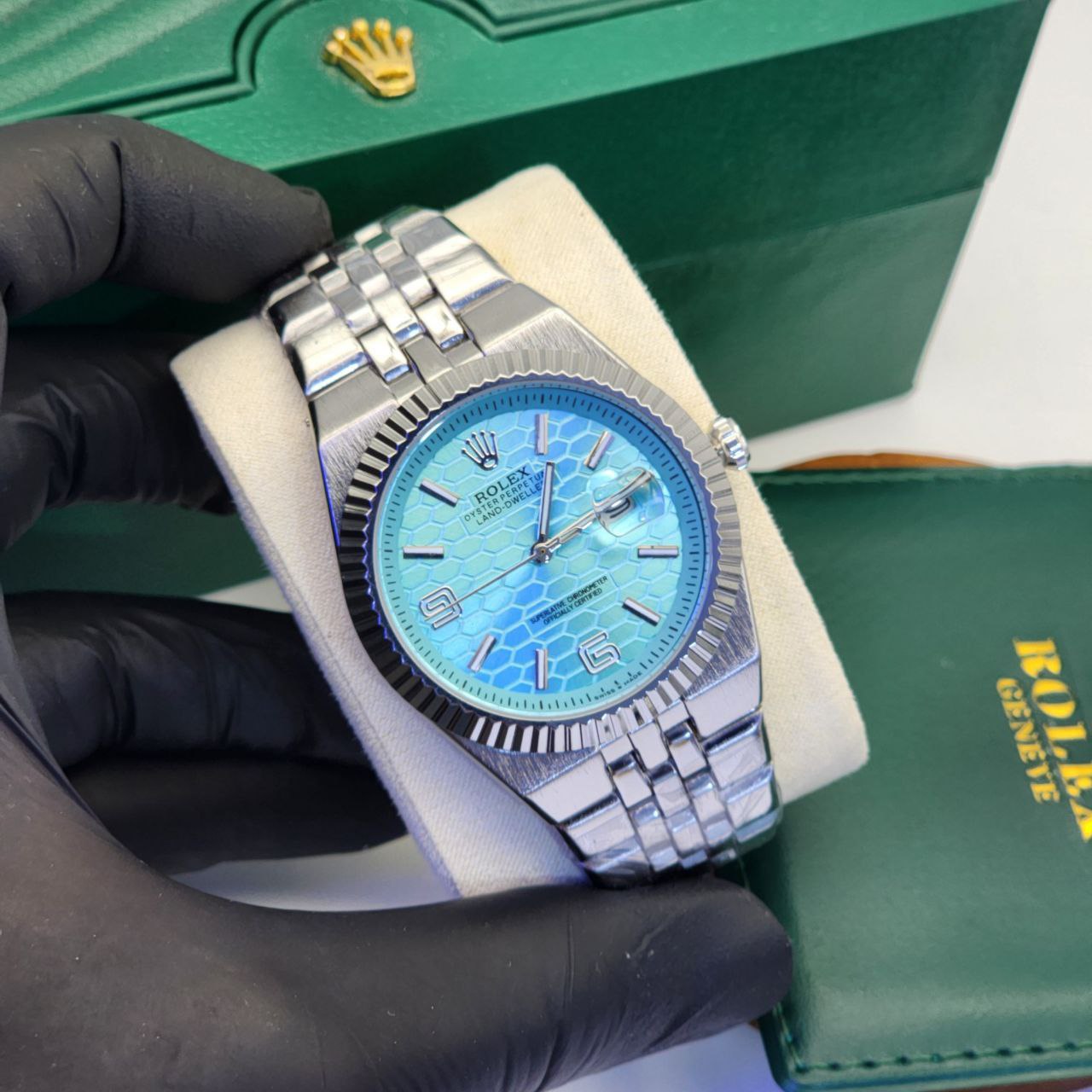 Rolex Land-Dweller Bleu Glacier