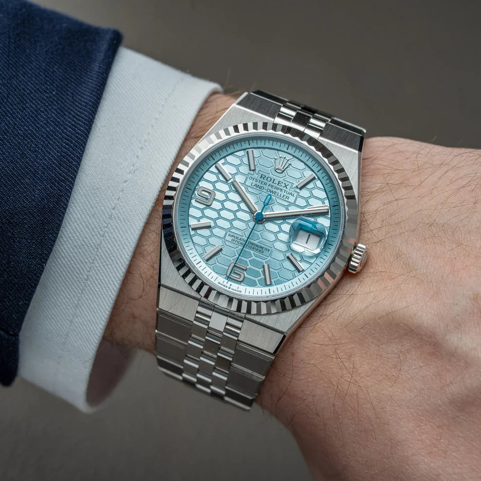 Rolex Land-Dweller Bleu Glacier